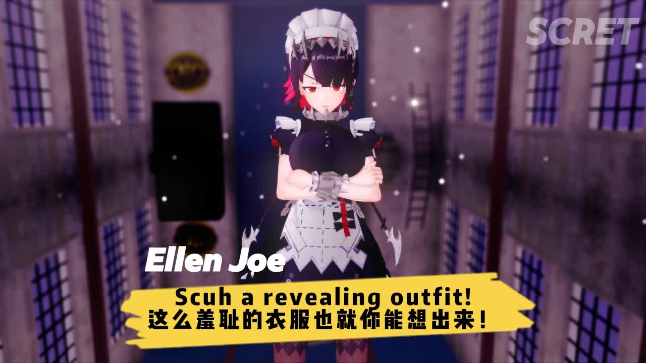 Sexy maid Ellen Joe/性感女僕艾蓮醬~廢棄倉庫激情性愛【8 minutes version】【292M】