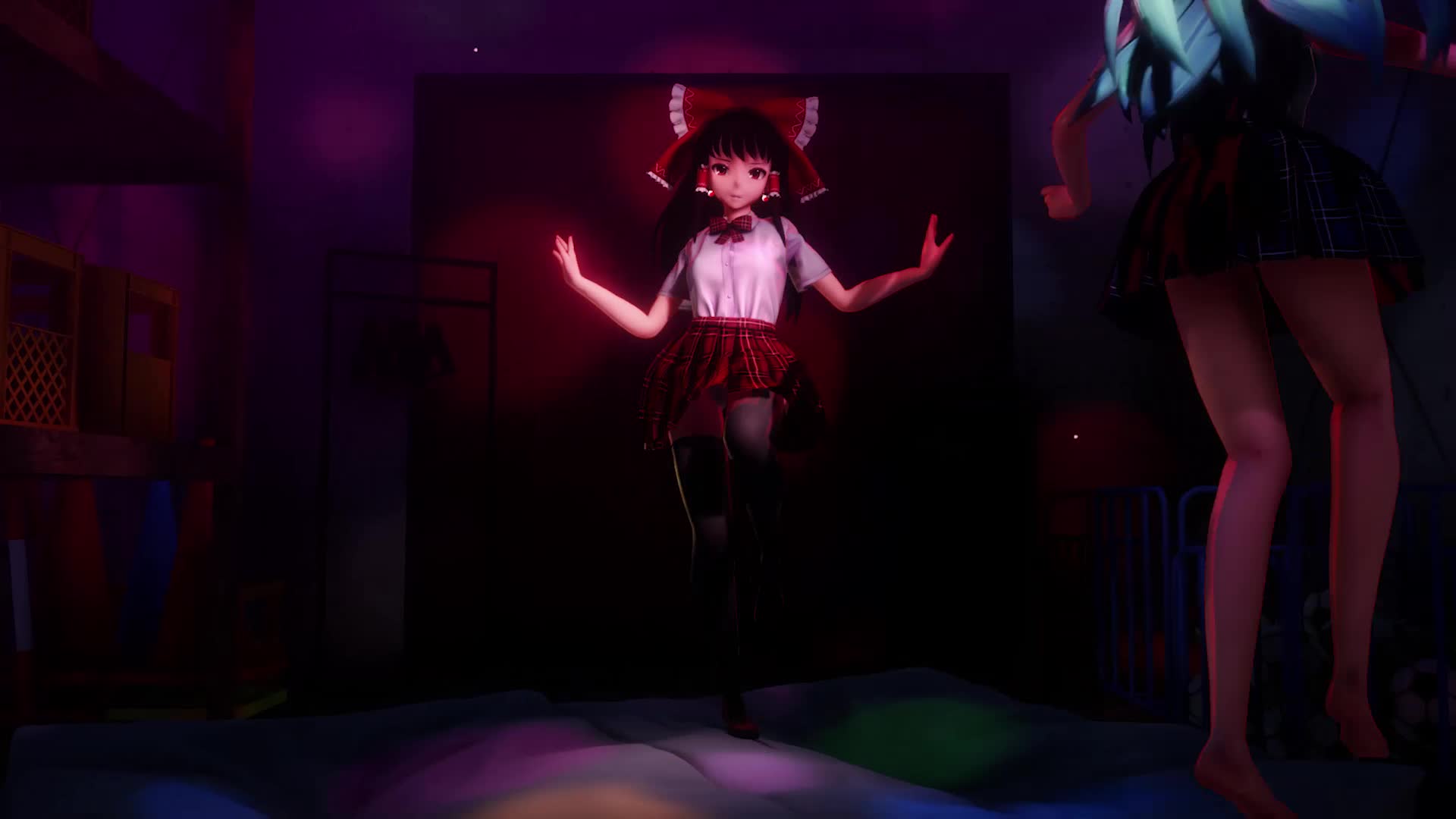 Sanae & Reimu After School Show - Heart Pie Dancehall【261M】